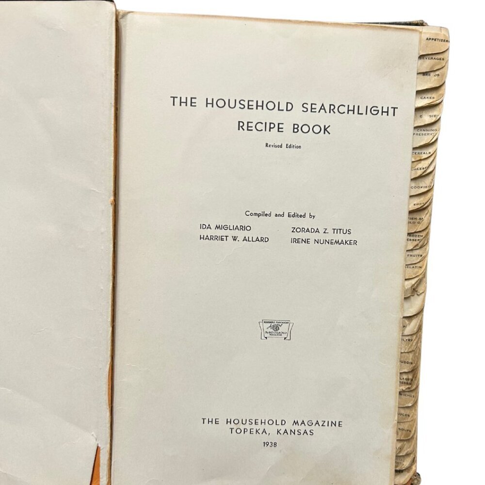 The Household Searchlight Recipe Book - Antique '1937' - Picture 3 of 6